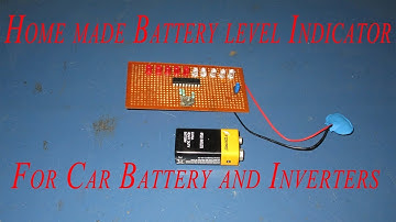 Home made Battery Level Indicator| With LM3914 IC
