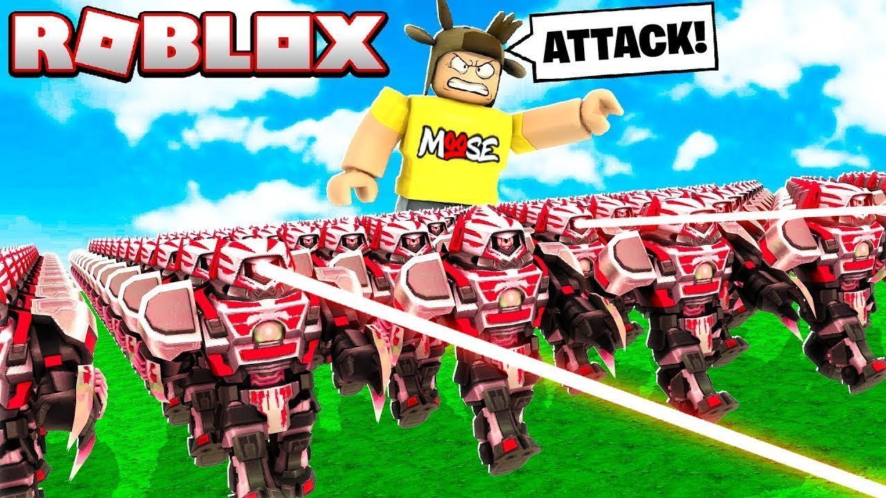 I Built An Evil Robot Army In Roblox 1080p 60fps H264 128kbit Aac