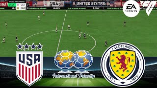 FC 24 - USA W vs Scotland W 01/6/2024 - INTERNATIONAL FRIENDLY - Gameplay PS5