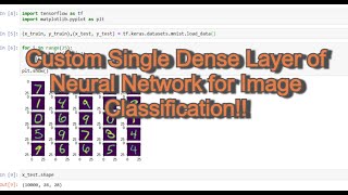 Tutorial 8: Single Layer Custom Deep Learning Model for Image Classification for Intuition | DL & ML