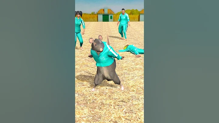 When the Dancing Rat enters Squid Game 🐭 #shorts #babyduck thumbnail