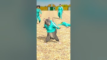 When the Dancing Rat enters Squid Game 🐭 #shorts #babyduck