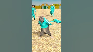 When the Dancing Rat enters Squid Game 🐭 #shorts #babyduck