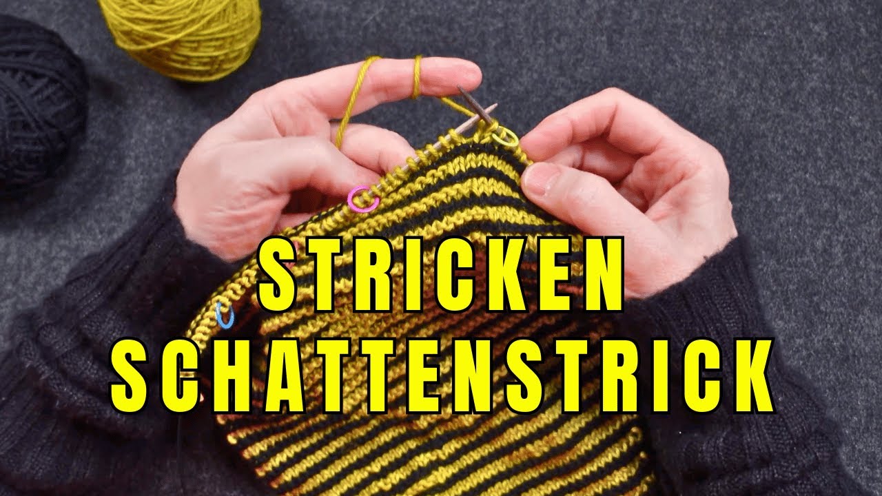 Schatten Stricken lernen - Motiv stricken - Teil 2