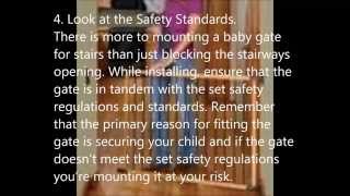 10 Tips for Hardware Mounting a Top of Stair Baby Gate
