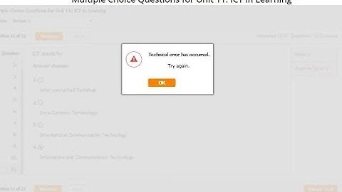 swayam test 100% solution for technical error