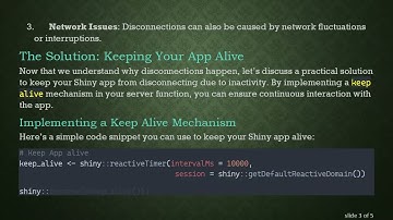How to Prevent Your Shiny App from Disconnecting During Inactivity
