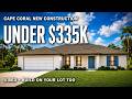 Cape Coral Florida New Construction Home Under $335K | Christopher Alan St. Augustine Tour