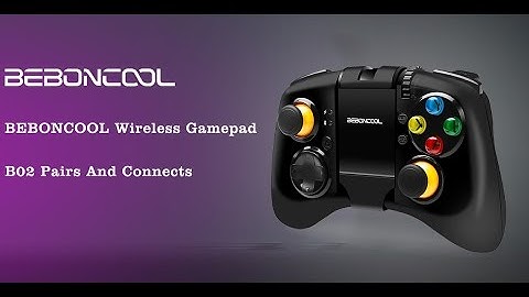 BEBONCOOL Wireless Gamepad B02 Pairs&Connects