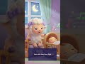 Hush Little Baby Sleep Tight 🌙 #Shorts #Lullabies #GiggleKids