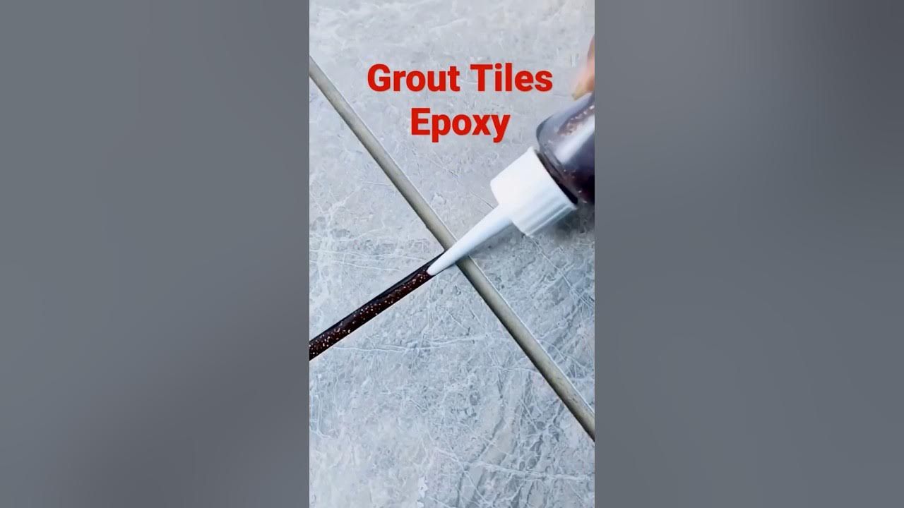 Tiles epoxy Grout installation टाईल्स में इपोक्सी ग्राउट भरने का सही तरीक़ा shortvideo shorts