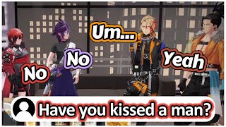 Axel The Straightest Man... Yet He Has Kissed A Man Holostars En