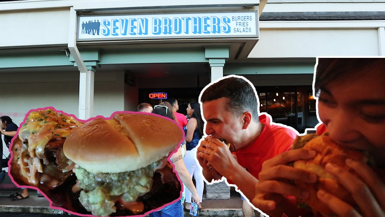 Seven Brothers Burger, Northshore, Hawaii YouTube