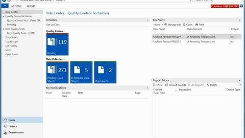 Columbus Food for Bakery - Quality Control