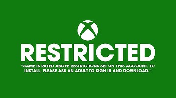 Fix Xbox Game Pass Error Restrictions - Game is rated above restrictions set on this account.