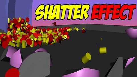Shatter effect tutorial in Maya