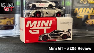 MINI GT LB☆WORKS 日産 GT-R サテンシルバー #205 Mini GT - LB