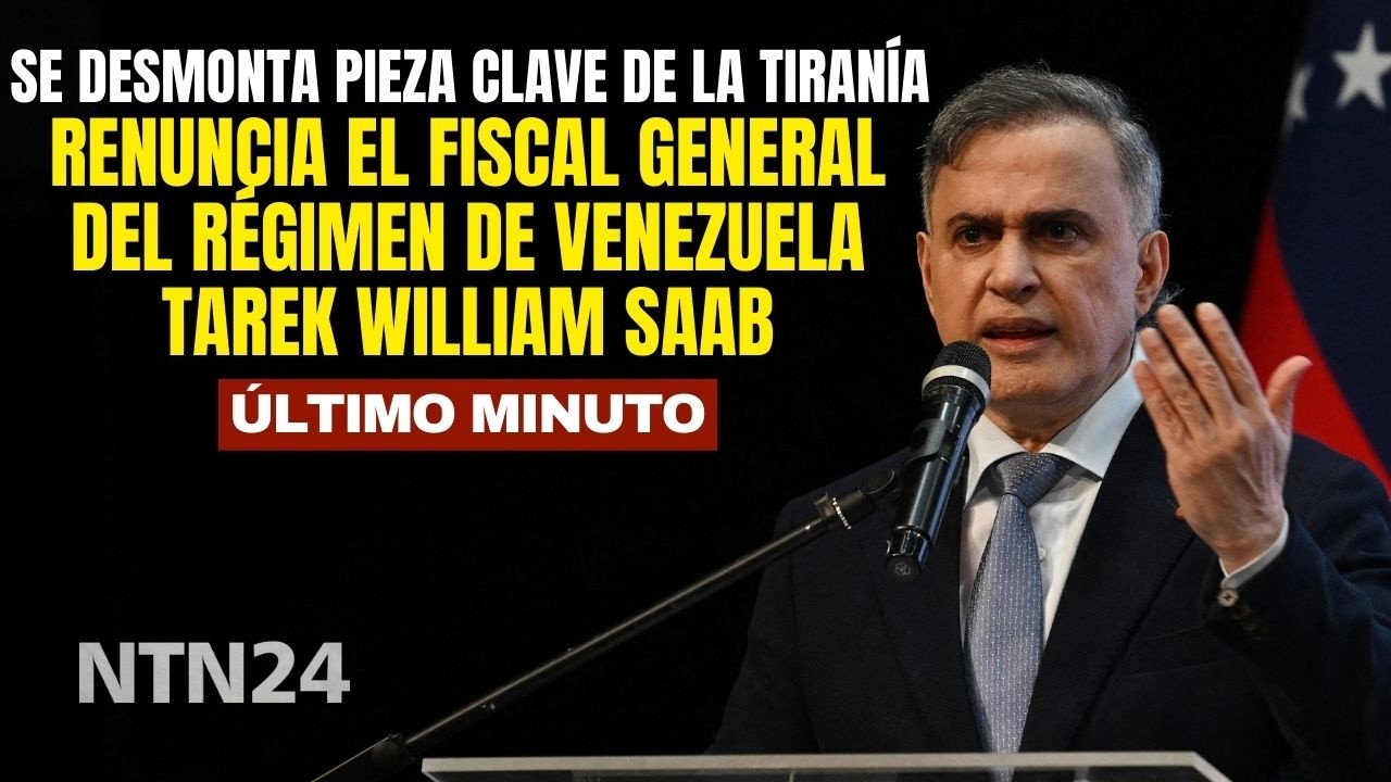 Se desmonta pieza clave de la tiranía en Venezuela: renuncia el fiscal general Tarek William Saab