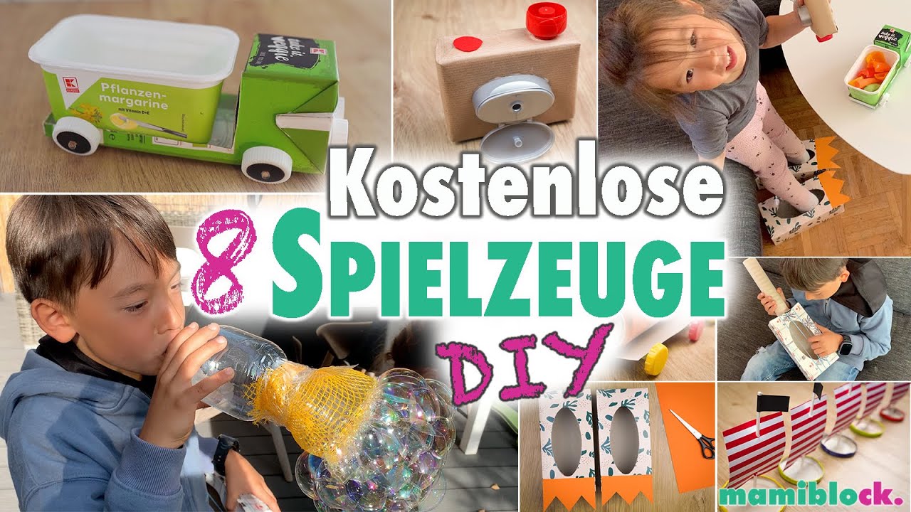 Kinderspiele Aus Aller Welt Zum Selbermachen 8x Kinderspielzeug : Komplett kostenlos & schnell selbst gemacht | DIY