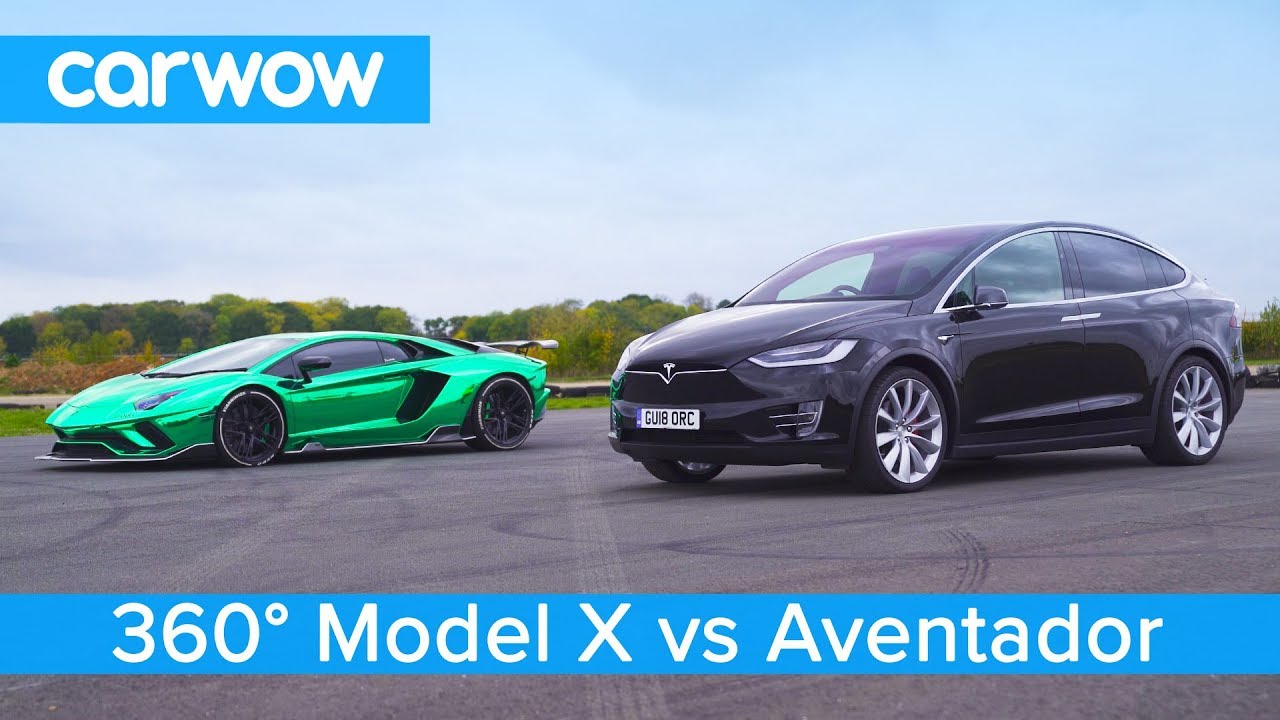 Lamborghini Aventador vs Tesla Model X - DRAG & ROLLING RACE - Can an EV  SUV beat a supercar? - YouTube