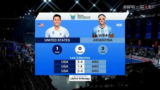 ARGENTINA vs ESTADOS UNIDOS - Mundial de Hockey Indoor