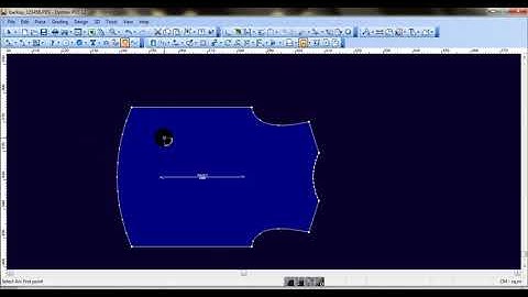 Optitex ND Arc tool, Create an arc as an internal contour or use it to reshape a selected segment