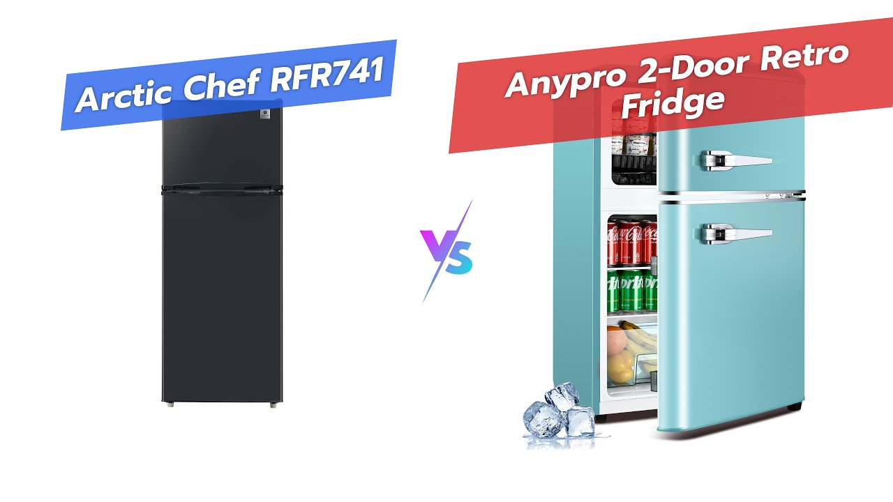 Сравнение компактных холодильников: Arctic Chef ACFR741 7,5 куб. фута против Anypro 3,2 куб. фута...