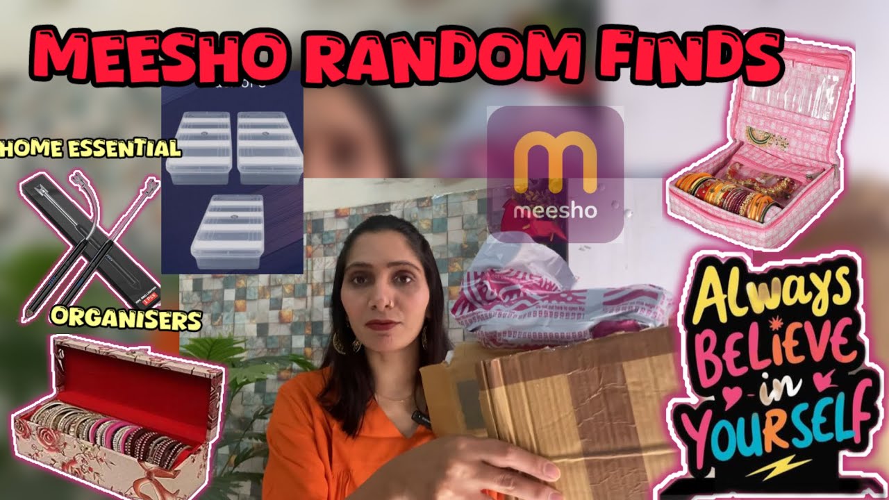 *Meesho* random finds 😍| organisers, decor, bangle box,storage box etc #affordable #meesho #sale 