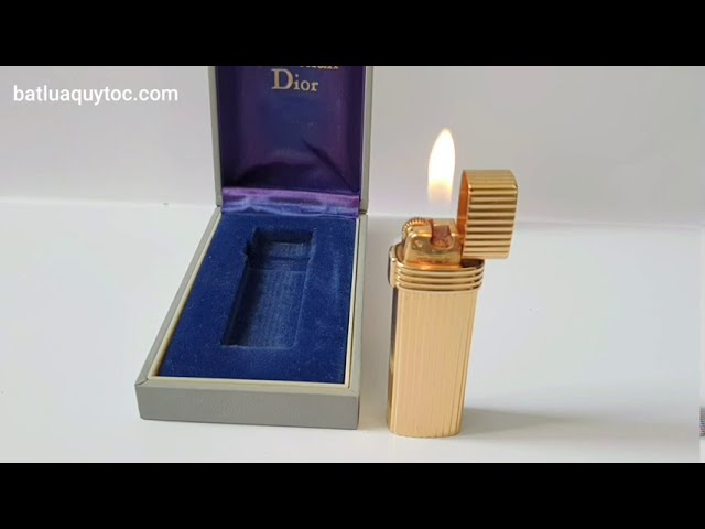 Christian Dior cigarettes box and 2 lighter holders - Catawiki