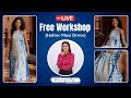 Live halter maxi dress workshop  free workshop by rajarani coaching