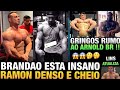 BRANDÃO MOSTRA SHAPE INSANO - RAMON CRESCENDO SECO - RIVAIS GRINGOS DO BRANDÃO ATUALIZAM E MAIS