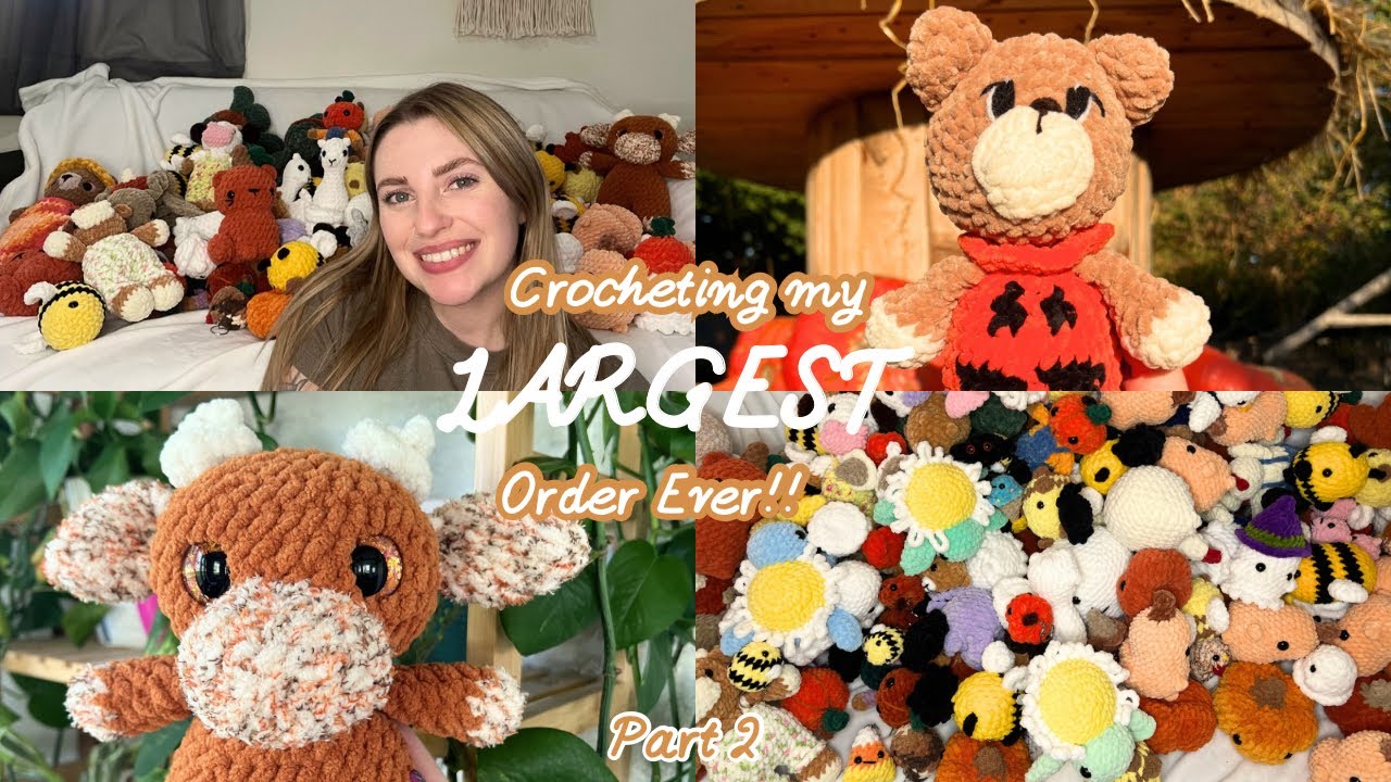 Вяжу крючком свой САМЫЙ БОЛЬШОЙ заказ в моей жизни!! ✨ | Часть 2 🧶