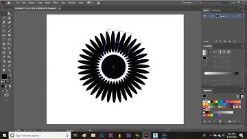 Repeat any shape along a circular path | Adobe Illustrator CC Tutorial for beginners