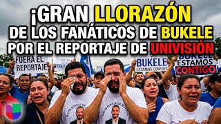 Major meltdown from Bukele's fans over the Univision report