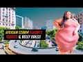 African SSBBW Flaunts Beautiful Curves & Belly Rolls!