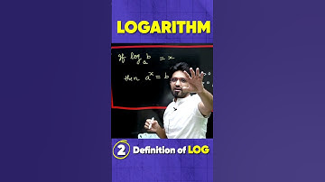 Definition of LOG • Logarithm Part 2/6 #logarithm #jee2024 #bhannatmaths