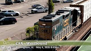 Train CSX - Birmingham, AL - May 4, 2026 8:43am