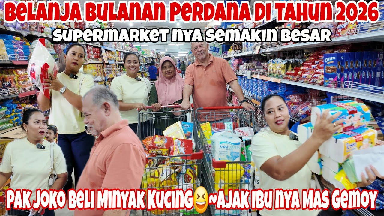 PERDANA‼️BELANJA BULANAN DI SUPERMARKET TERMURAH DI BANYUWANGI~STOK MAKANAN HABIS DAN KEBUTUHAN IBU 