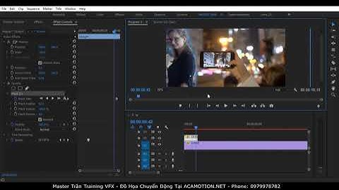 Chuyển cảnh Masking Transition trong Adobe Premiere