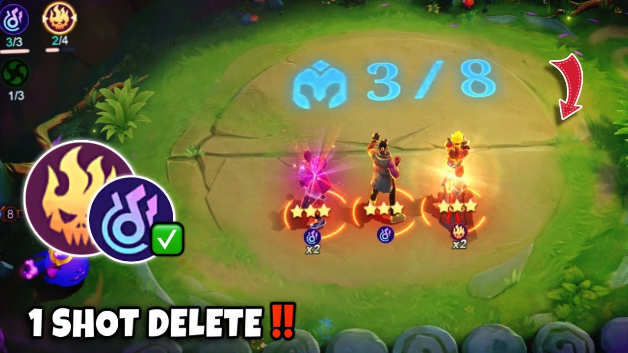 1 HP COMEBACK, INFERNO FIEND & S.T.U.N NEW SYNERGY‼️ THARZ SKILL 3 MAGIC CHESS