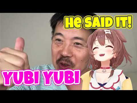 Japanese Actor Actually Said "Yubi Yubi" to Korone!