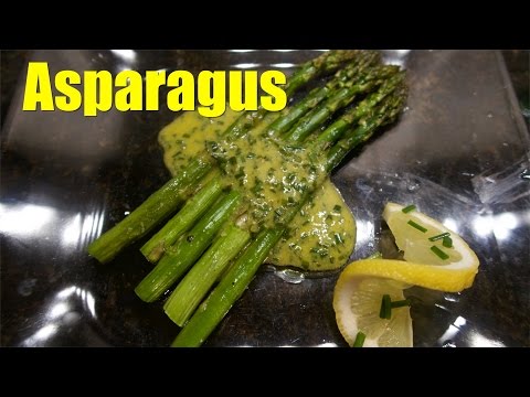 Roasted Asparagus with Lemon Chive Vinaigrette