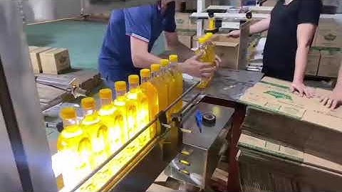 Dây truyền chiết rót và đóng nắp DẦU ĂN