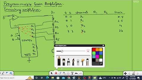 How to design programmable gain amplifier(PGA) for inverting amplifier.