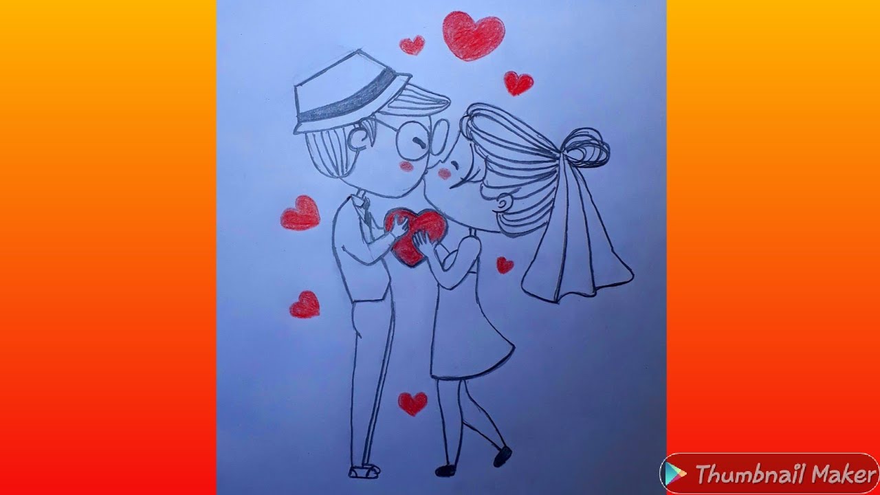 Velentine day special drawing - YouTube