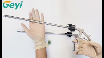Laparoscopic titanium clip applier - Zhejiang Geyi Medical Instrument Co., Ltd