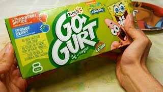 Yoplait Go Gurt Unwrapping And Taste Test Review [Sir Sebastian]