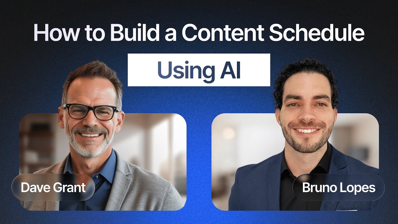 How to Build a Real Estate Content Schedule with AI - YouTube