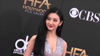 Jing Tian Red Carpet Fashion - Hollywood Film Awards 2014