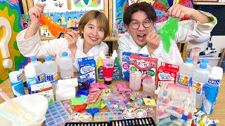 【DIY】10分でスライムいくつ作れる！？10分スライムチャレンジに挑戦してみたら大変なことにwww【slime】